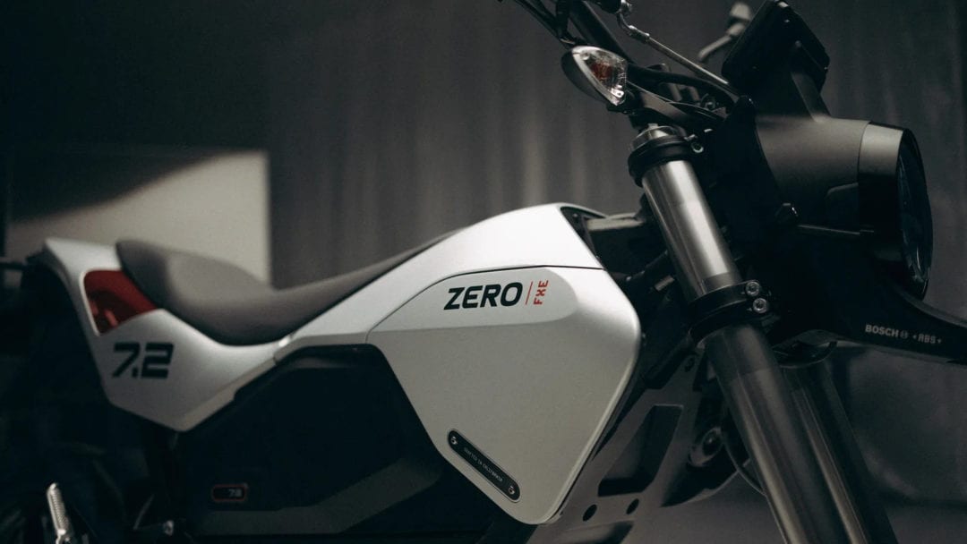 a front side view of the Zero FXE