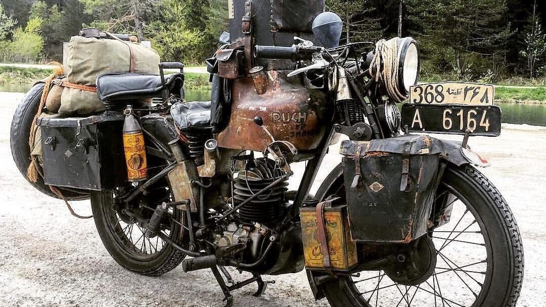 1933 Puch 250SL: The first motor vehicle to overland from Europe to India.