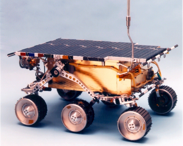 A model of the 1996 Sojourner rover.