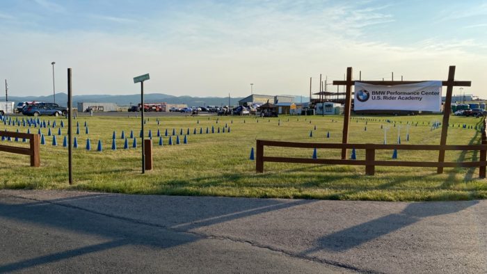 The BMW Motorrad obstacle course at the Buffalo Chip Campground. The BMW Motorrad obstacle course at the Buffalo Chip Campground.