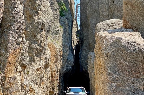 The Needle's Eye tunnel in South Dakota.