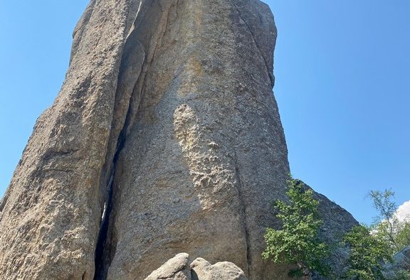 Interesting rock formations at Needles, South Dakota.