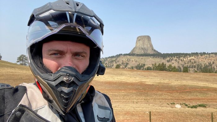 I got to see The Devil's Tower in Wyoming on my way home from Sturgis.