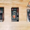 Three levels of EarPeace MOTO ear plugs in their original packaging.