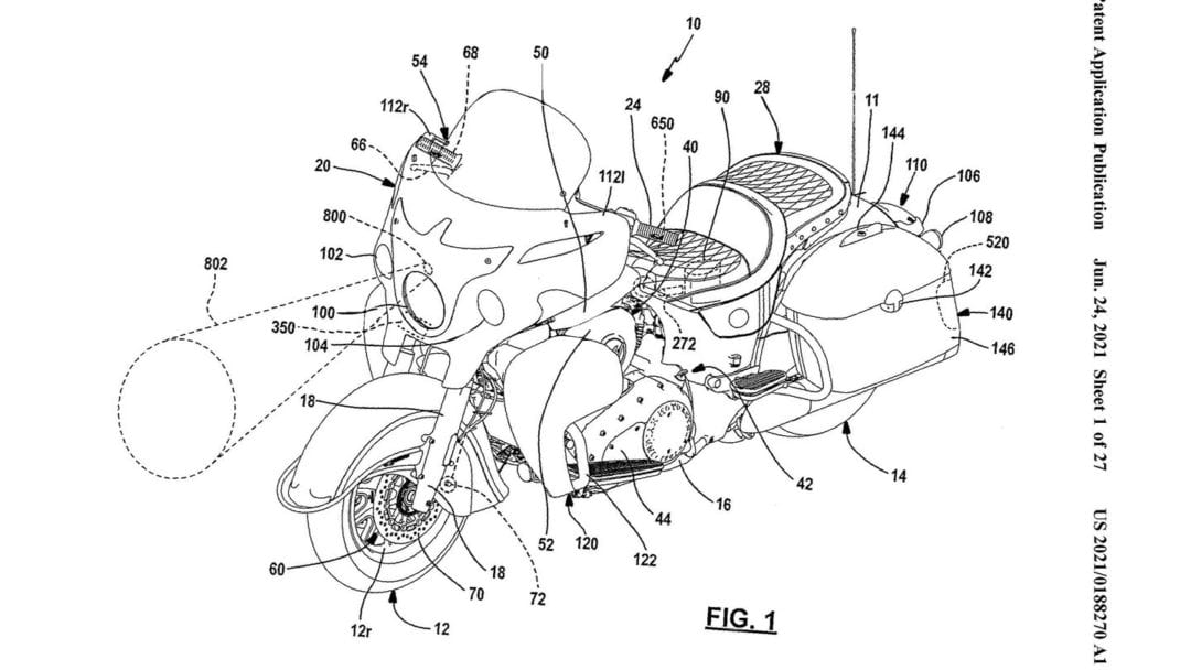 an innovative radar and camera assist system for future models of Indian Motorcycles