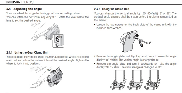 Sena 10C EVO-01 Assembly Instructions