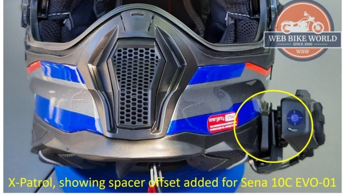 Sena 10C EVO-01 Mounting Positions Sena 10C EVO-01 Mounting Positions