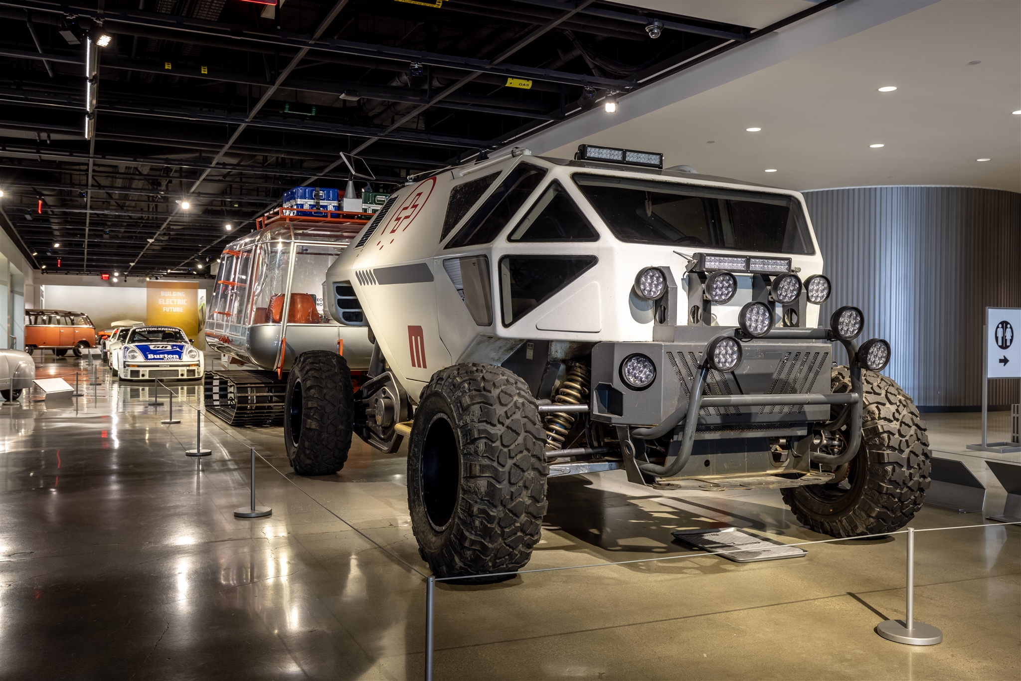 A view of the Peterson Automotive Museum's ADV: Overland Exhibit