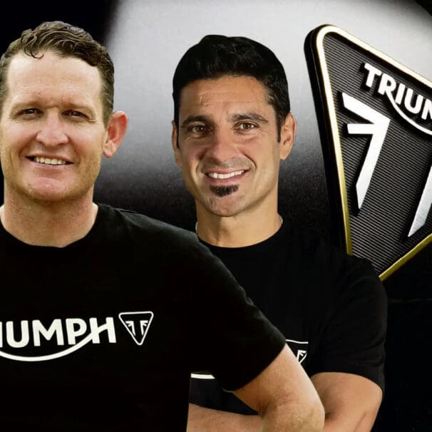 profile view of off-road championship giants Ricky Carmichael and Ivan Cervantes