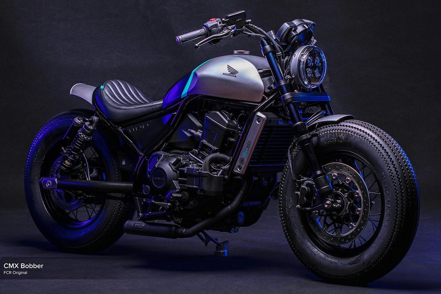 The CMX Bobber - a custom bike made in partnership with FCR Original