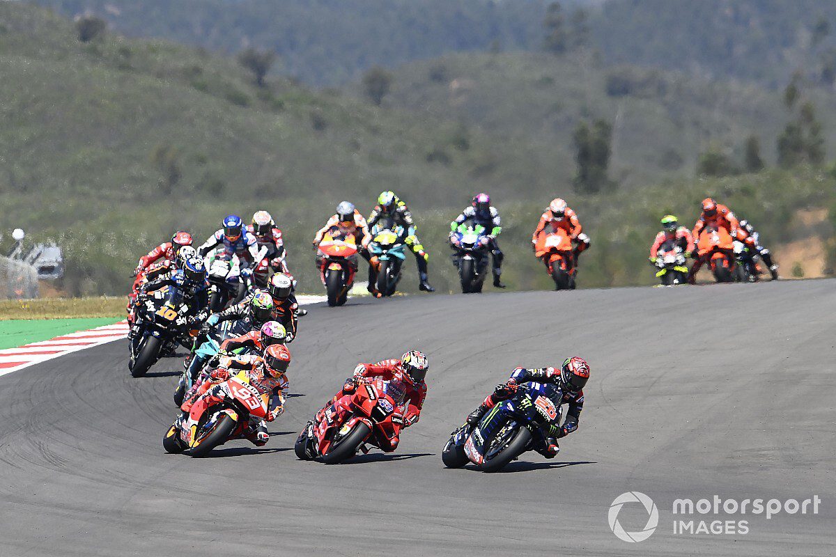 A picture of riders at the 2019 MotoGP