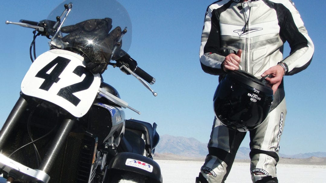 Acrimoto’s Chief Tilting Officer, ‘Bonneville' Bob Mighell