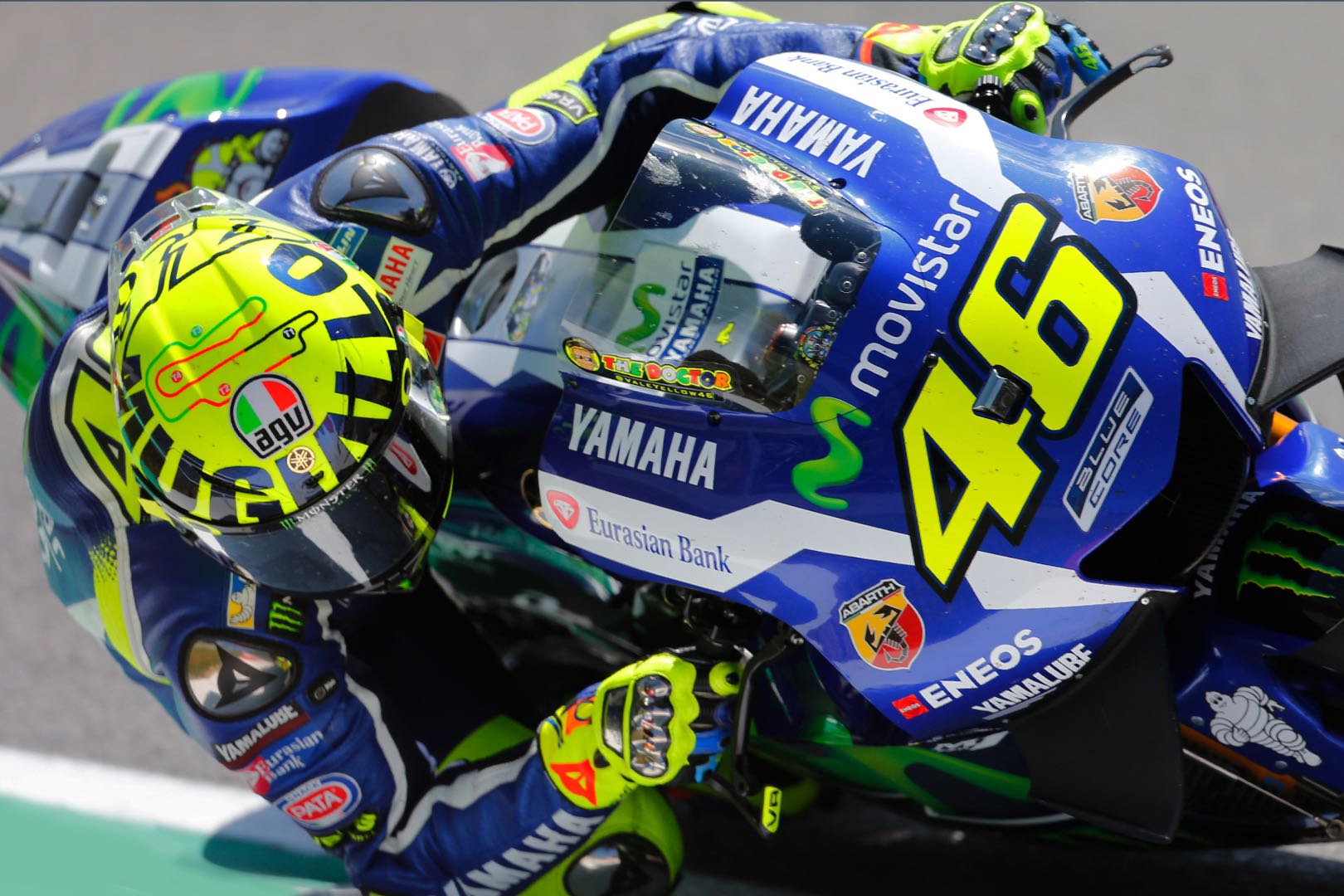 Valentino Rossi in his 2020 garb