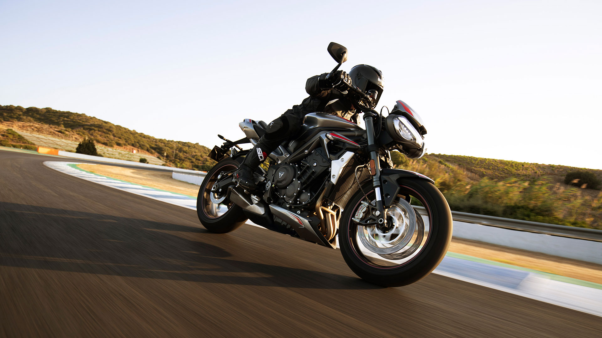 A side profile of the Triumph Speed Triple RS