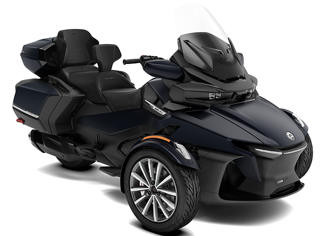 A view of the 2022 Can-Am Spyder RT Sea-To-Sky