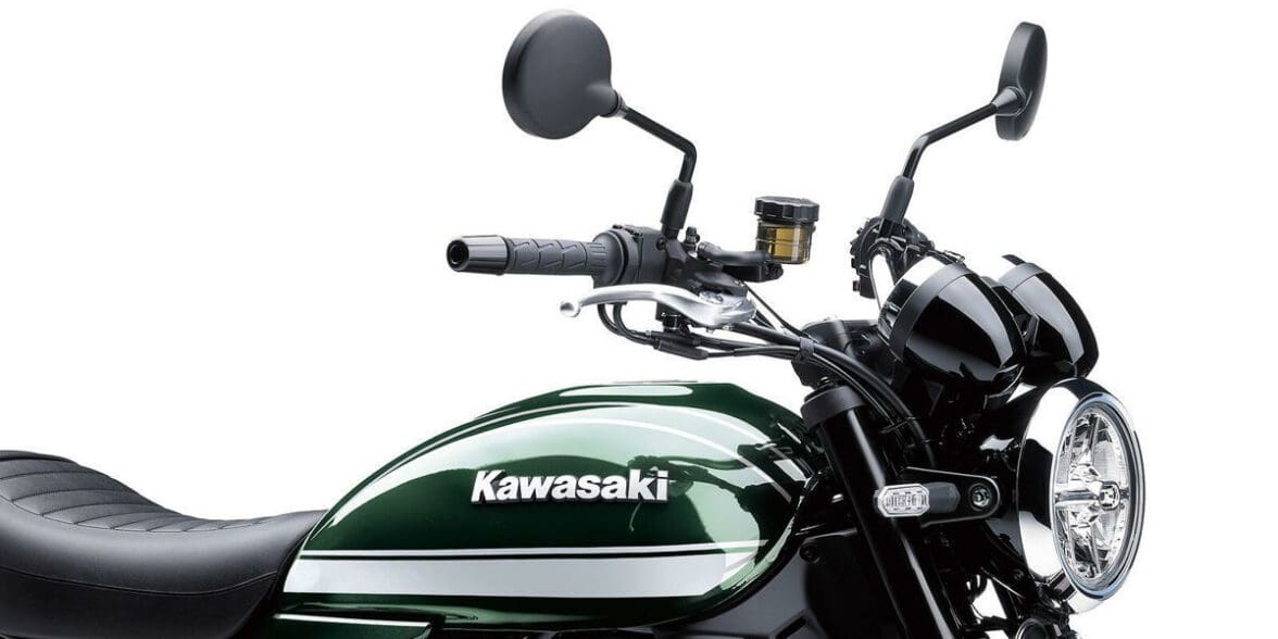 A view of a Z900RS, with the concept that Kawasaki could be working on a Z650RS.