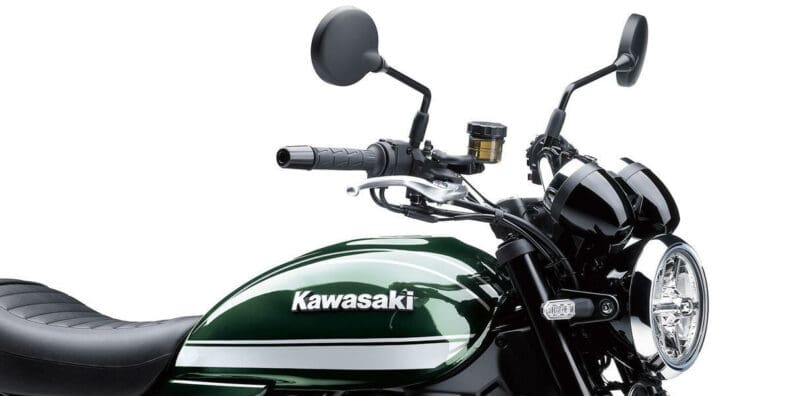 A view of a Z900RS, with the concept that Kawasaki could be working on a Z650RS.