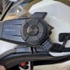 A Sena 10C Evo installed in a BMW GS Pure helmet.