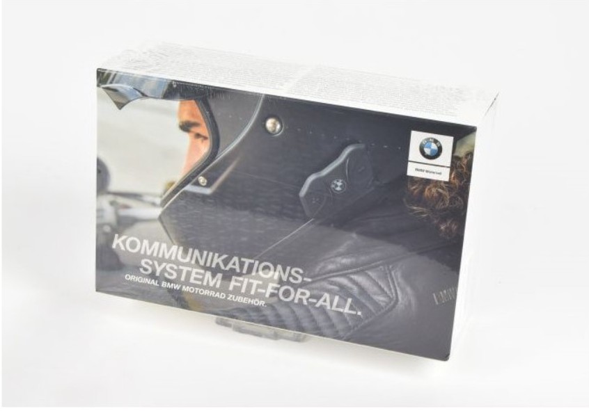 The BMW Fit-For-All Communication system made for motorcycle helmets.