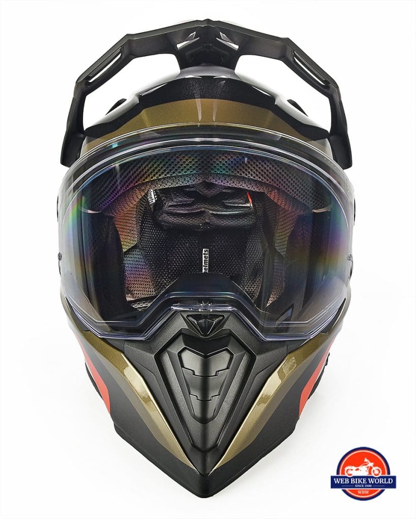 The BMW GS Pure helmet front view.