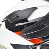 The upper air vents on the BMW GS Pure helmet.