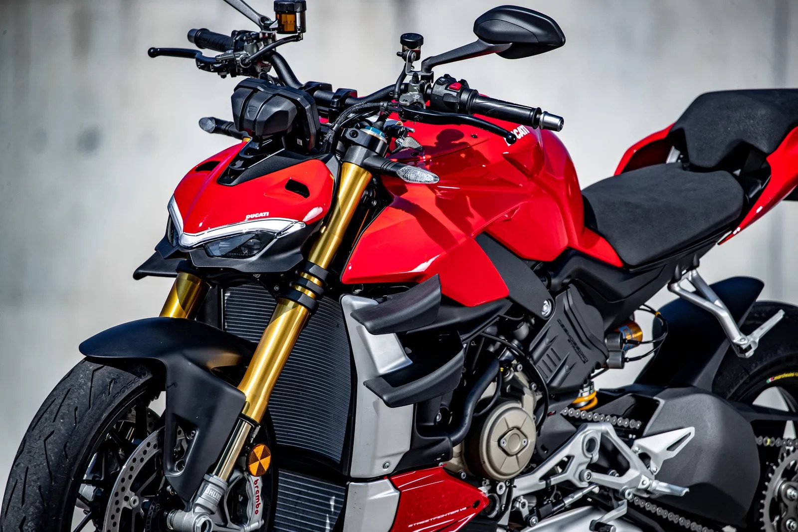 a side view of the Ducati Streetfighter V4 S, in anticipation of a new SP model