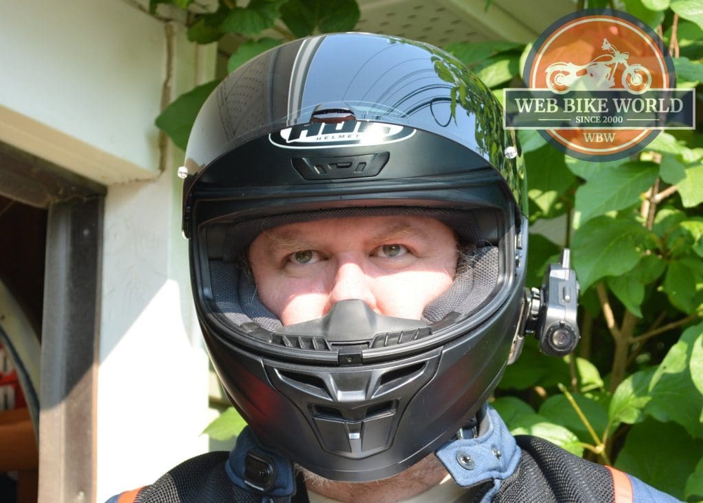 HJC i10 Full Face Helmet When Worn