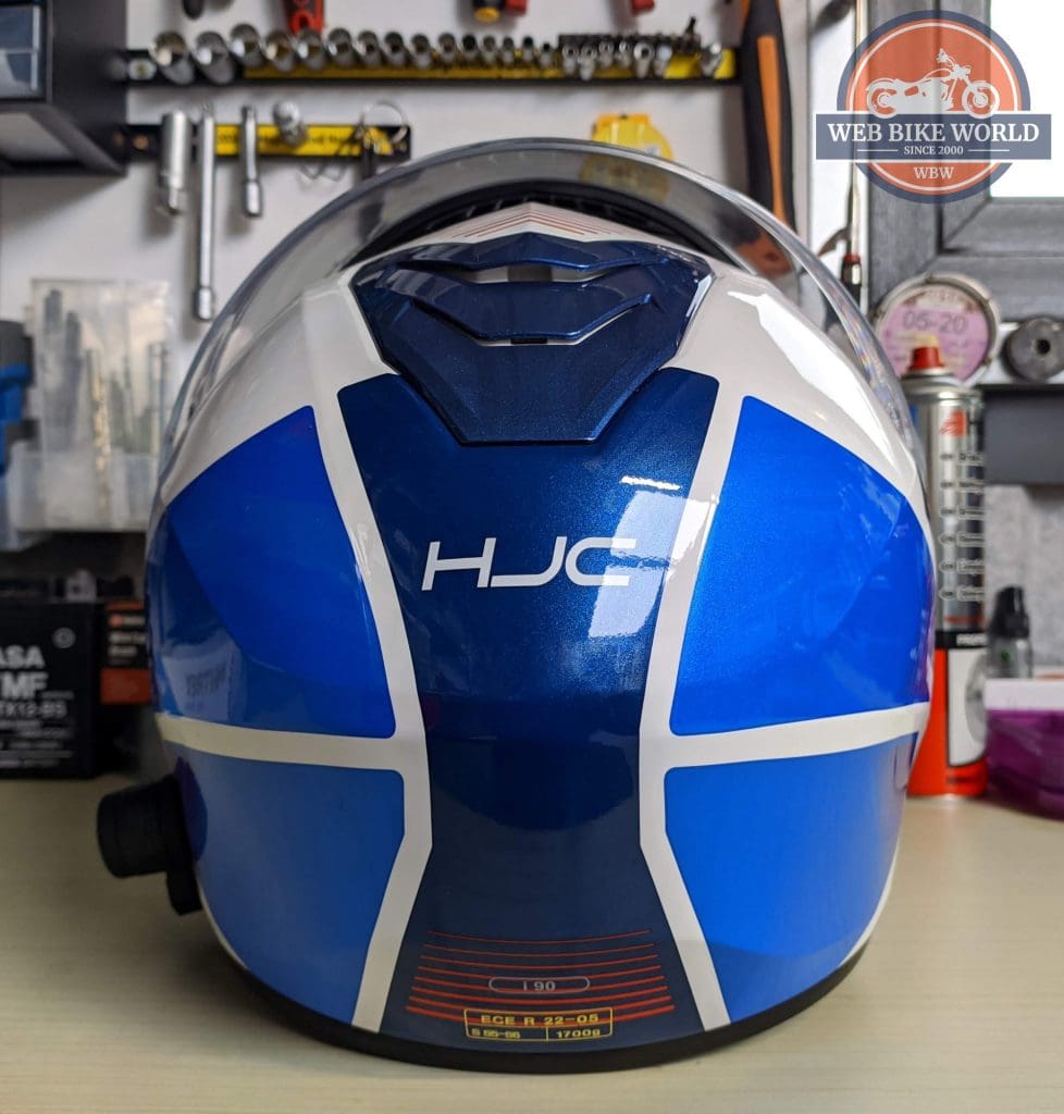 HJC i90 Modular Helmet Rear View