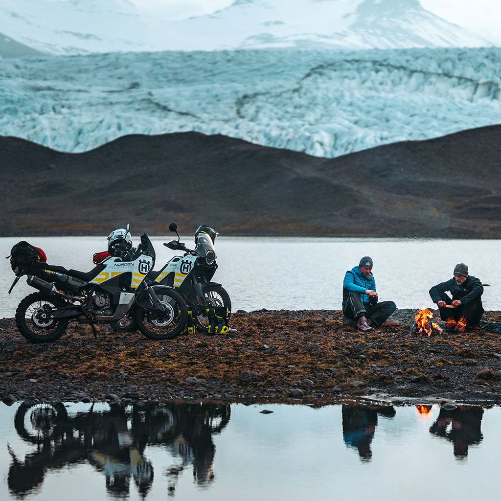 Rally legend Cyril Despres and extreme explorer Mike Horn putting the all-new Norden 901 through their paces