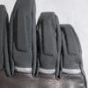 Middle through pinky finger knuckle protection.
