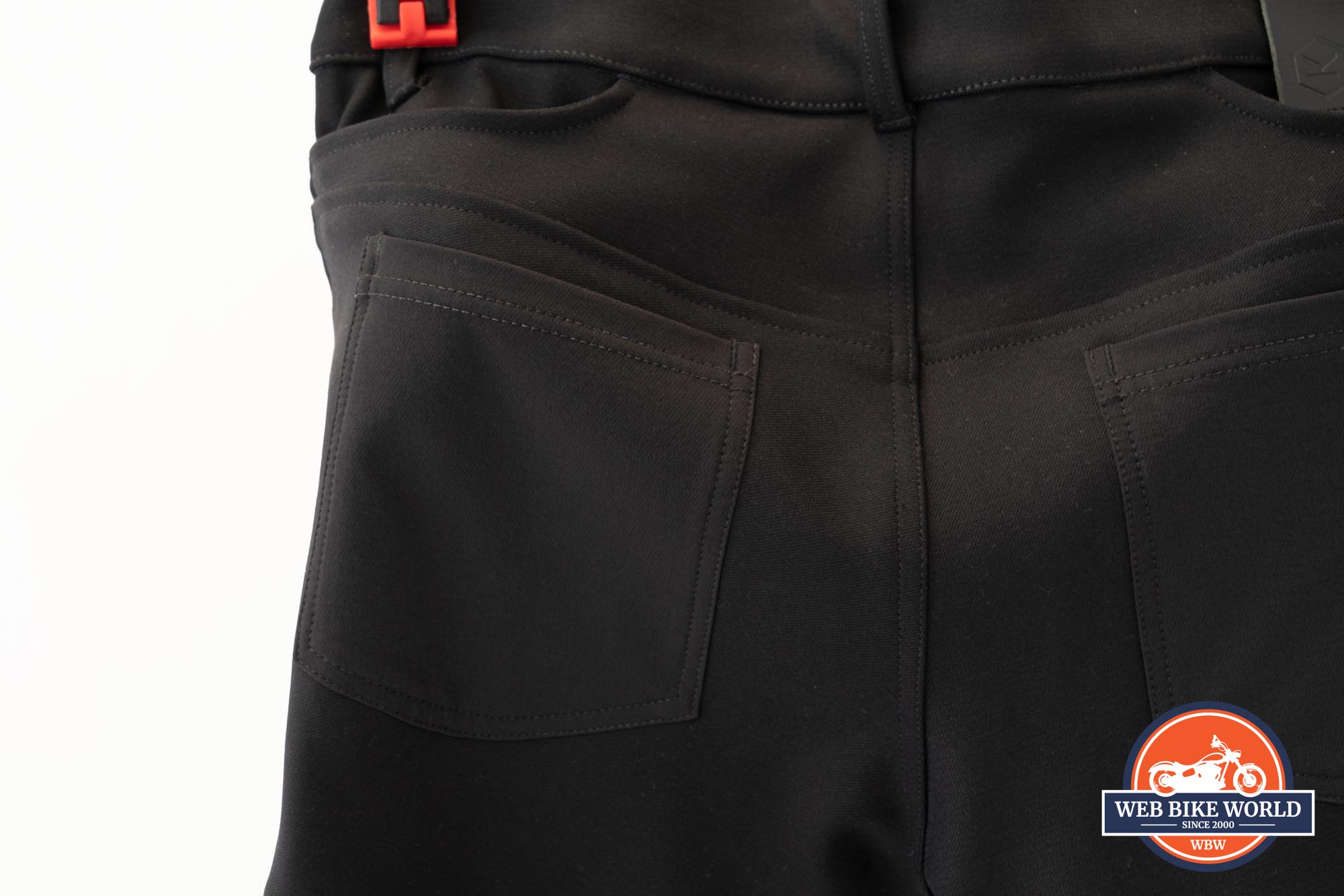 A view of the high tenacity nylon/spandex mix on the Knox Urbane Pro Trousers