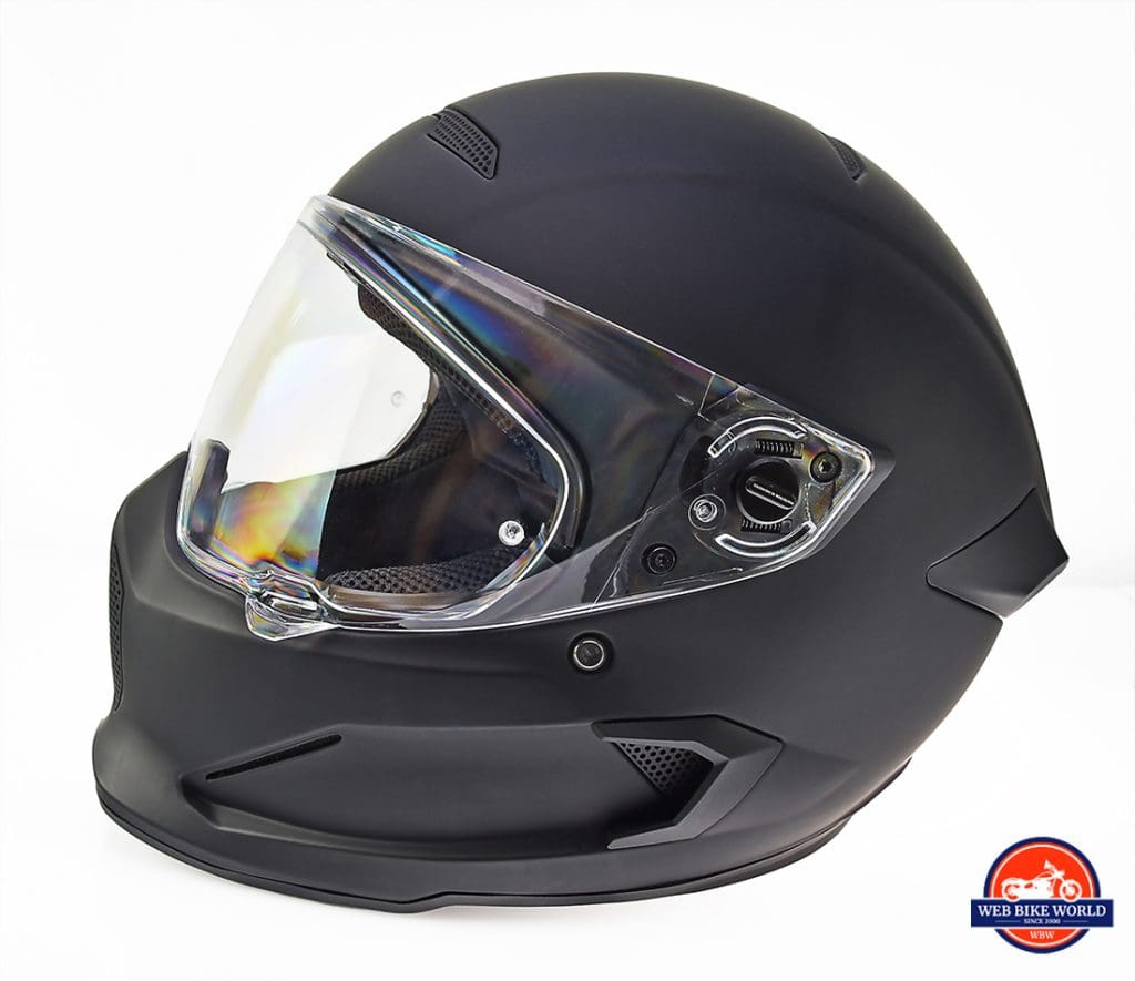 The Ruroc Atlas 3.0 helmet left side.