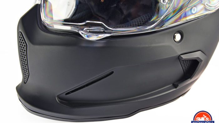 These side vents on the Ruroc Atlas 3.0 helmet create loud noise when turbulent air rushes past them. These side vents on the Ruroc Atlas 3.0 helmet create loud noise when turbulent air rushes past them.
