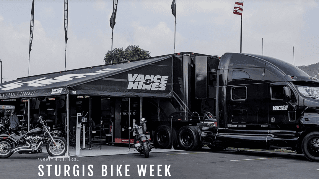 a view of the rig that will be present at the 2021 81st Sturgis Motorcycle Rally