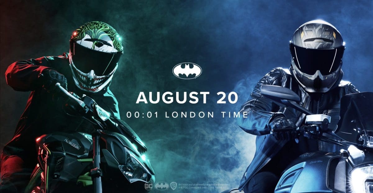 New DC-Themed Batman and Joker Helmets 
