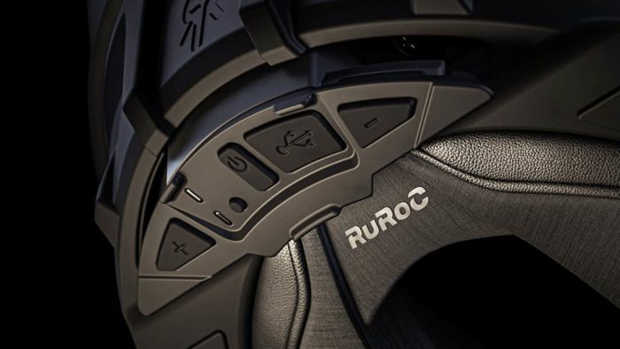 The Shockwave bluetooth system made for the Ruroc Atlas 3.0 helmet.