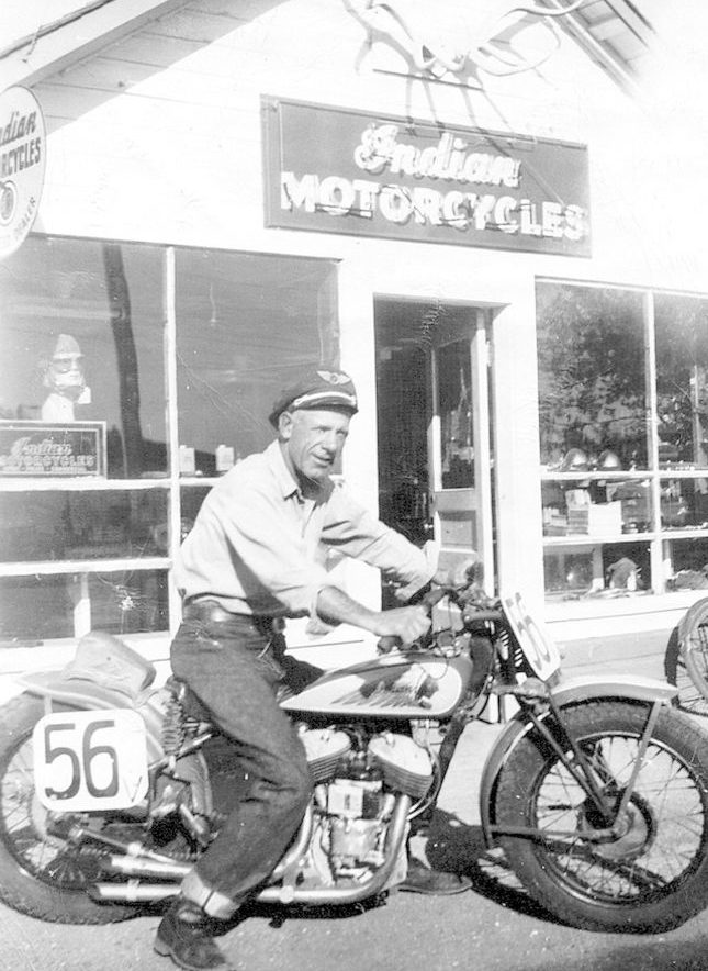 A view of Clarence Pappy Hoel, godfather of the Sturgis Motorcycle Rally