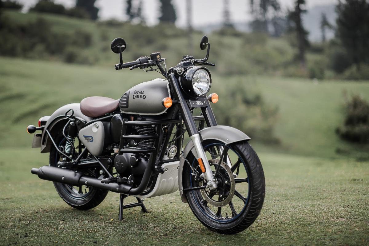 A view of the all-new 2021 Classic 350 from Royal Enfield