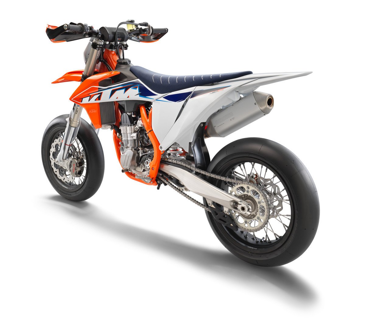 A view of the 2022 KTM SMR