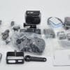The AKASO V50 Pro SE Action Camera, complete with accessories