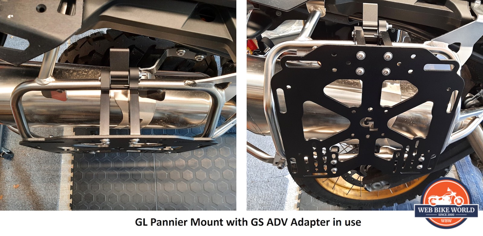 GL Pannier Mount with GS ADV adapter