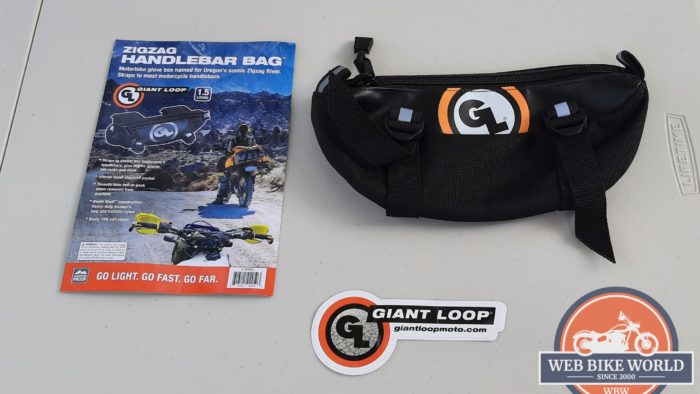 Giant Loop ZigZag Handlebar Bag review