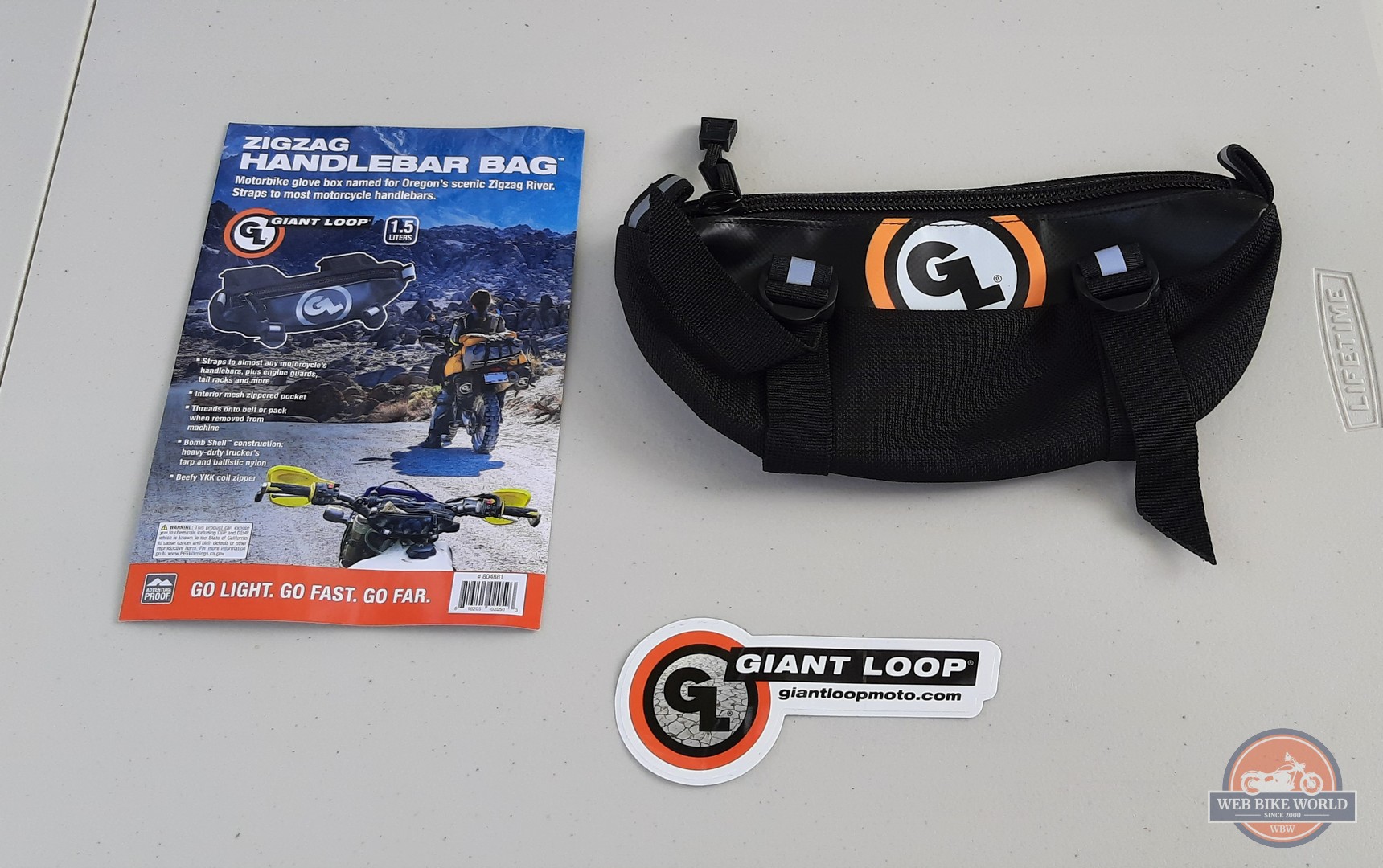 REVIEW] Giant Loop ZigZag Handlebar Bag