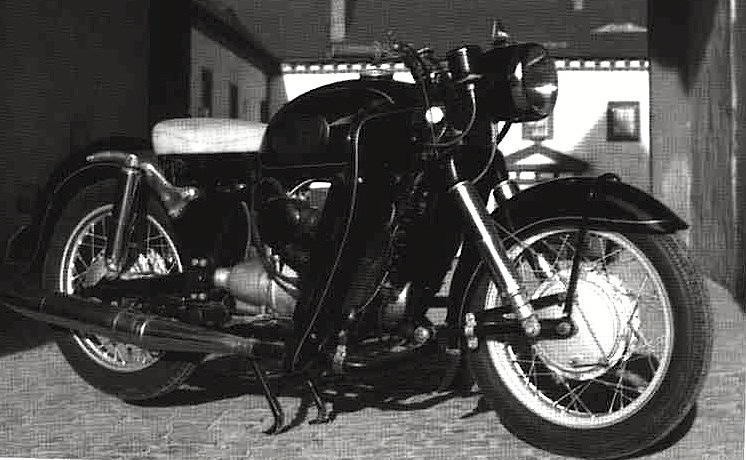 A prototype KKM 175W rotary motorcycle from Motorrad Zschopau in 1960