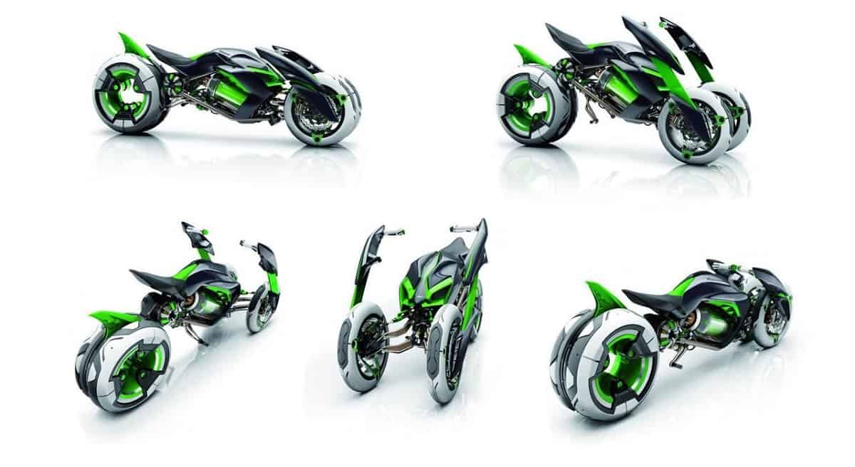 Concept J: Kawasaki Bring Three Wheels The -