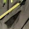 Closeup of Klim jacket sleeve with cuff zipper open