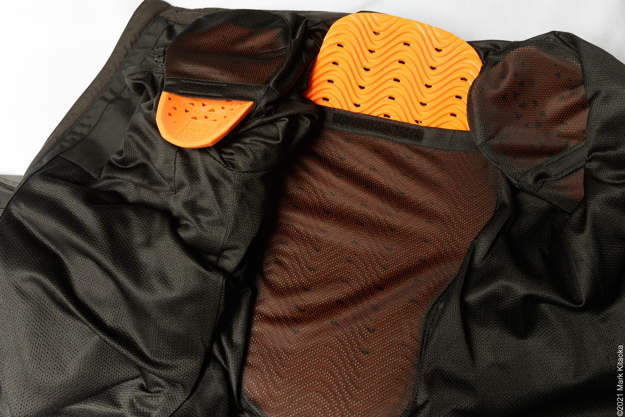 Back and shoulder padding in their pockets