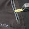Closeup showing thigh pocket depth around 5”