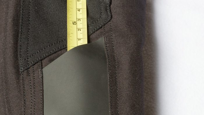 Closeup of Klim HYPALON THIGH KNIFE POCKET Closeup of Klim HYPALON THIGH KNIFE POCKET