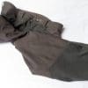 Closeup of extra padded material in the crotch area